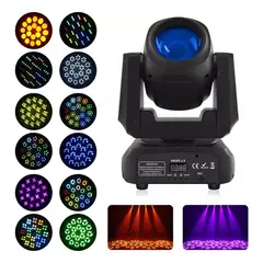 U BUY - Cabezal móvil de 120 W para DJ luz de escenario giratoria