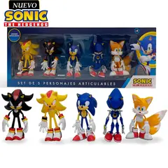 SONIC - Set de Muñecos y sus Amigos Articulables M5 Tails