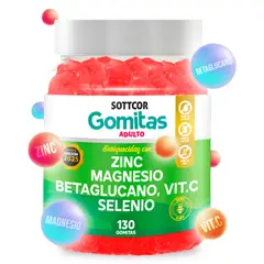 GENERICO - Gomitas de Zinc para Adulto 130 Gomitas Sottcor Labs