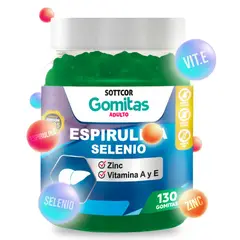 GENERICO - Gomitas de Espirulina para Adulto 130 Gomitas Sottcor Labs