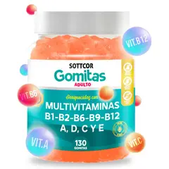 GENERICO - Gomitas Multivitaminas para Adulto 130 Gomitas Sottcor Labs