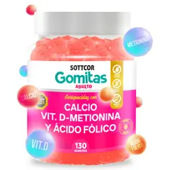 GENERICO - Gomitas de Calcio para Adulto 130 Gomitas Sottcor Labs