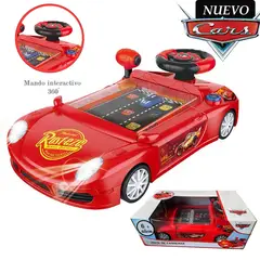 DISNEY - Juguete Carro de Carrera Consola CARS con Luces y Sonido