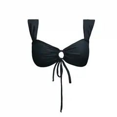 SOLARY - Top de Bikini Luna Negro