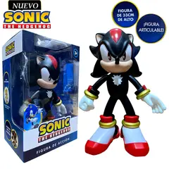SONIC - Muñeco The Hedgehog Articulable SHADOW