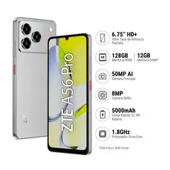 ZTE - BLADE A56 PRO 4+8GB+128GB - GRIS