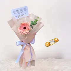 GENERICO - Mini Ramo Gerbera + Chocolate - Ramo de flores