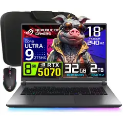 ASUS - Laptop Rog Strix G18 2025, Core Ultra 9 275hx, 32GB RAM, 2TB SSD, Rtx5070 240hz, 18 WQXGA 240Hz