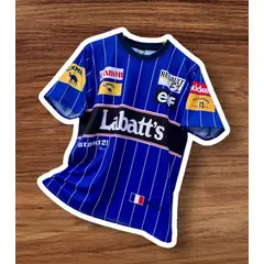 GENERICO - Polo Alain Prost Camiseta Formula 1 Corredor F1 Azul