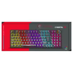 CYBERTEL - TECLADO GAMER MECANICO STRIKER CBX K1005 RAINBOW 96KEYS USB
