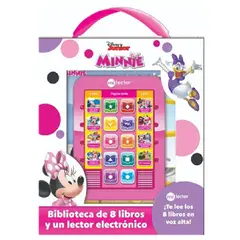 PI KIDS - Mi Lector Minnie. Biblioteca de 8 Libros y Lector Electrónico