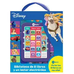 PI KIDS - Mi Lector Disney Amigos. Biblioteca de 8 Libros y Lector Electrónico