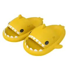 GENERICO - Sandalias tipo Baby Shark Niño Niña Unisex Goma EVA Amarillo