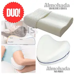 OEM - Almohada Cervical + Almohada Para Piernas