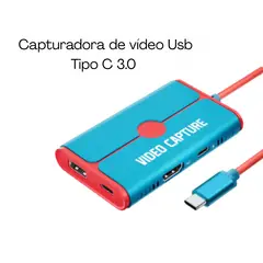 GENERICO - Capturador Audio Video Usb Tipo C 3.0 4k para Nintendo Switch