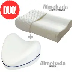 OEM - ALMOHADA PARA PIERNAS + ALMOHADA CERVICAL