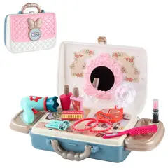 GENERICO - Set de Maquillaje Infantil 2 en 1 Carterita de Belleza para Niña