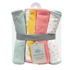 GENERICO - Babero Para Bebe Recien Nacida Eructo Niña Exclusivo Infantil x4