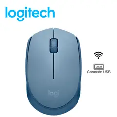 LOGITECH - Mouse M170 inalámbrico Blue gray 910-006863
