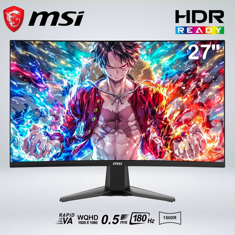 MONITOR GAMER CURVO MAG 275CQF E18 QHD 27 " VArapid 180hz 0.5ms HDR 1500R