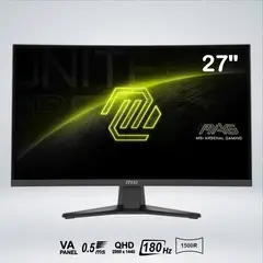 MSI - MONITOR GAMER CURVO MAG 275CQF E18 QHD 27 " VArapid 180hz 0.5ms HDR 1500R
