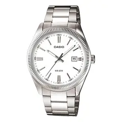 CASIO - MTP-1302D - RELOJ PARA HOMBRE ACERO INOXIDABLE PLATEADO - CAS-100