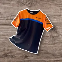 GENERICO - Polo McLaren Camiseta Formula 1 Carreras F1 Anaranjado