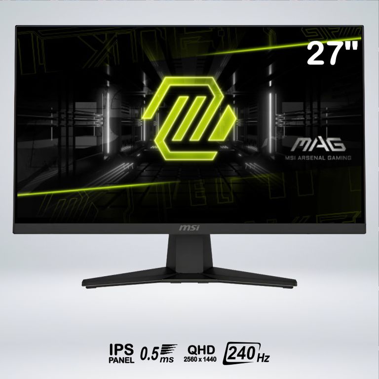 MONITOR GAMER MAG 274QF X24 QHD 27 " IPSrapid 240hz 0.5ms HDR AI VISION CONSOLA