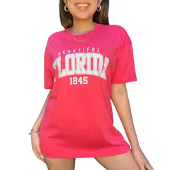 ENGELL - Polo Oversize Florida Fucsia