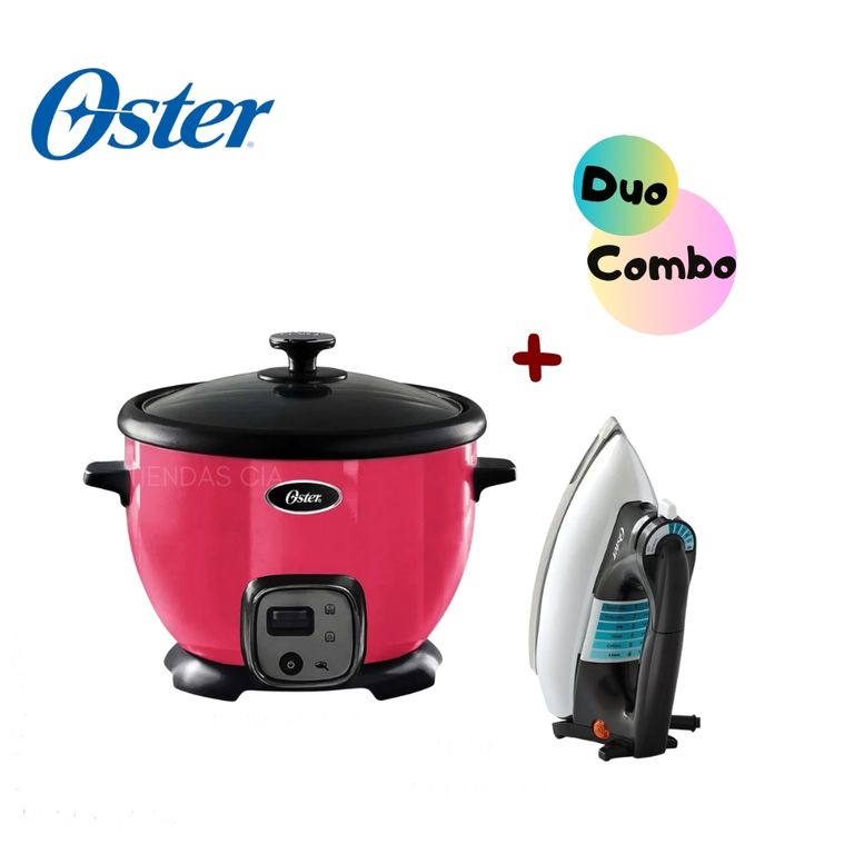 Combo Olla Arrocera 1.8 L y Plancha Clásica