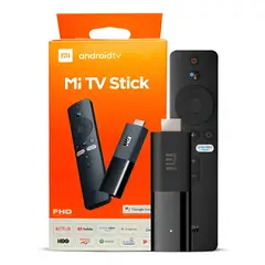 XIAOMI - Mi TV Stick, 8 GB ROM, 1080P, HDR, Netflix, Cuatro núcleos de 64-bit, Android 9.0, negro