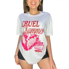 ENGELL - Polo Oversize Summer Blanco