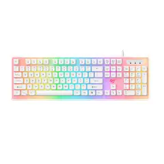 HAVIT - TECLADO GAMER RGB BLANCO GAMENOTE KB876L-SP