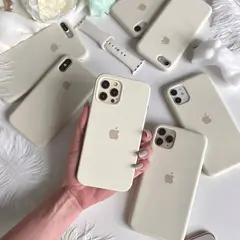 CASE - De Silicona Para Iphone 17 - Crema