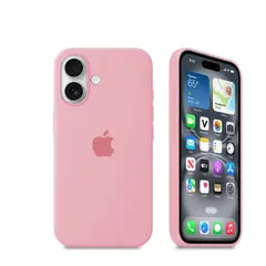CASE - De Silicona Para Iphone 17 - Rosa