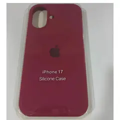 CASE - De Silicona Para Iphone 17 - Guinda