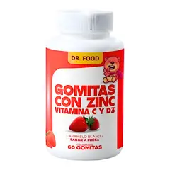 GENERICO - Gomitas Sabor a Fresa con Zinc Vitamina C y D3