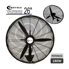 TREVELY - Industrial Ventilador de Pared con Control Remoto