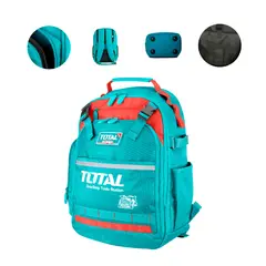 TOTAL TOOLS - Mochila Porta Herramientas Máx8 Kg Bolsillos Exterinter