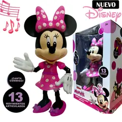 DISNEY BABY - Figura Articulables de Minnie Mouse con luces y sonido