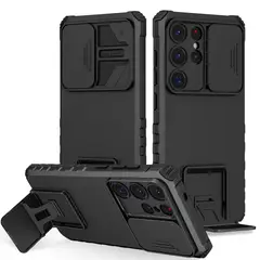OEM - Carcasa Case Para Galaxy A17 Slip Cover Soporte Vertical
