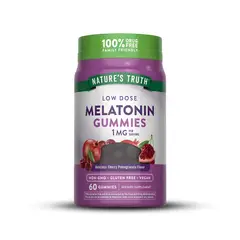 NATURE'S TRUTH - Gomita Melatonina 1 MG - 60 Gomitas Sabor Cherry