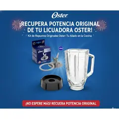 OSTER - KIT DE ACCESORIOS PARA LICUADORAS OSTER- vaso de vidrio no incluye tapa