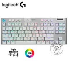 LOGITECH - G915 X TKL White Lightspeed RGB Mecánico Gamer Inalámbrico