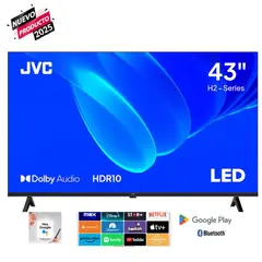JVC - Televisor LED 43 " Full HD Google TV LT-43KM358