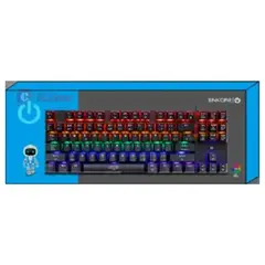 ENKORE - TECLADO GAMER MECANICO USB RAINBOW FALCON 87 ENK1005