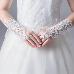 GENERICO - GUANTES ACCESORIOS DE BODAS PARA NOVIA