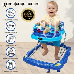 BABY - Andador Didáctico Plegable «BIRDS» Edición Limitada Blue