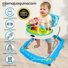 BABY - Andador Didáctico Plegable «BIRDS» Edición Limitada Light Blue