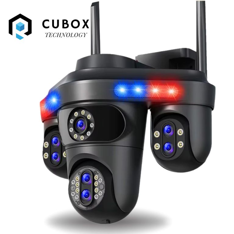 CAMARA WIFI 360° IP 66 CON TRIPLE LENTE + ZOOM OPTICO